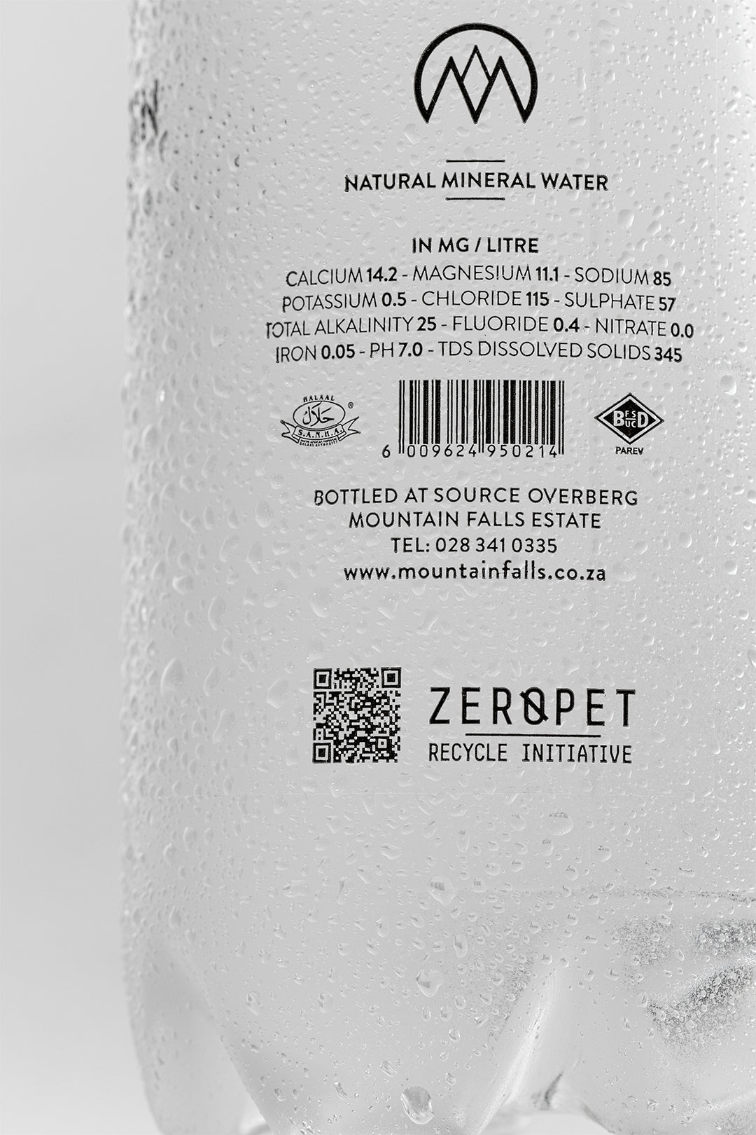 750ml Still Mineral Water - Signature ZEROPET Sports Bottle (Pack of 12)
